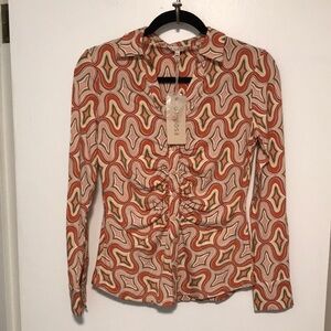 NEW Esqualo Retro Look Top. XS